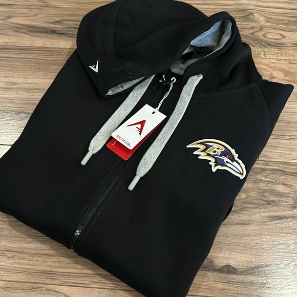BALTIMORE RAVEN full zip hoodie. NWT Antigua - Picture 6 of 7
